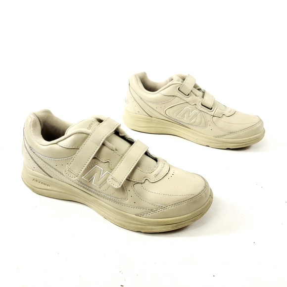 white velcro new balance